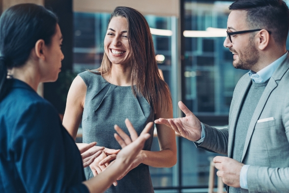 Local Government - Officials in conversation